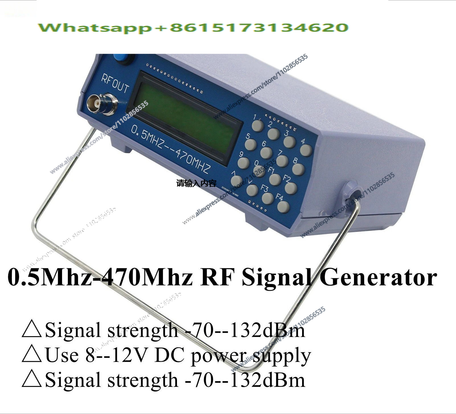 0,5 MHz-470 MHz RF-signaalgene - Rf Signal Generator 0.5Mhz To 470Mhz recensie en prijs