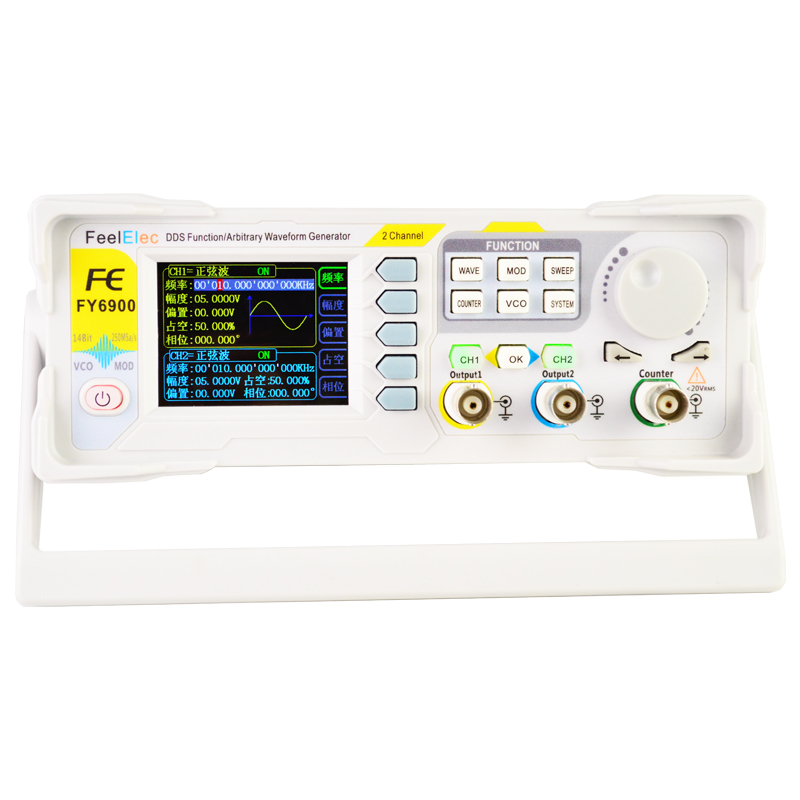 NIEUWE FY6900 Dual Channel DDS - Dual Channel Arbitrary Waveform Function Generator 60Mhz recensie en prijs