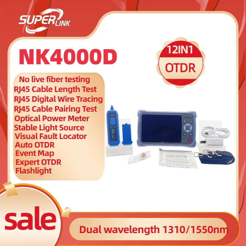 Novker 12-in-1 Mini OTDR NK400 - Optical Time Domain Reflectometer Otdr 1310 1550Nm recensie en prijs