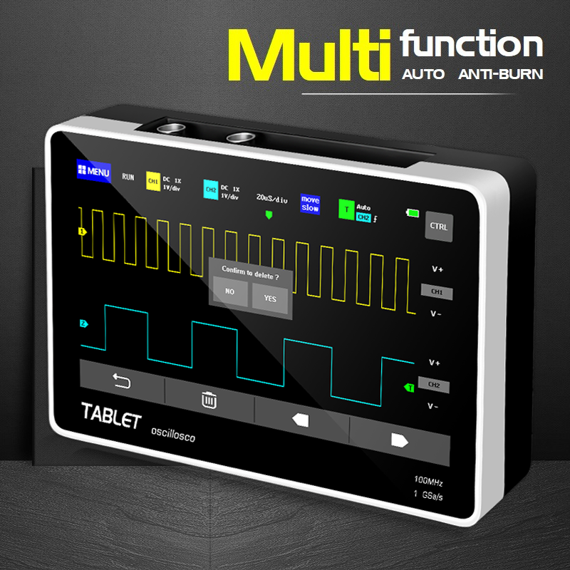 FNIRSI 1013D, een draagbare di - Handheld Tablet Oscilloscope Touchscreen 100Mhz recensie en prijs