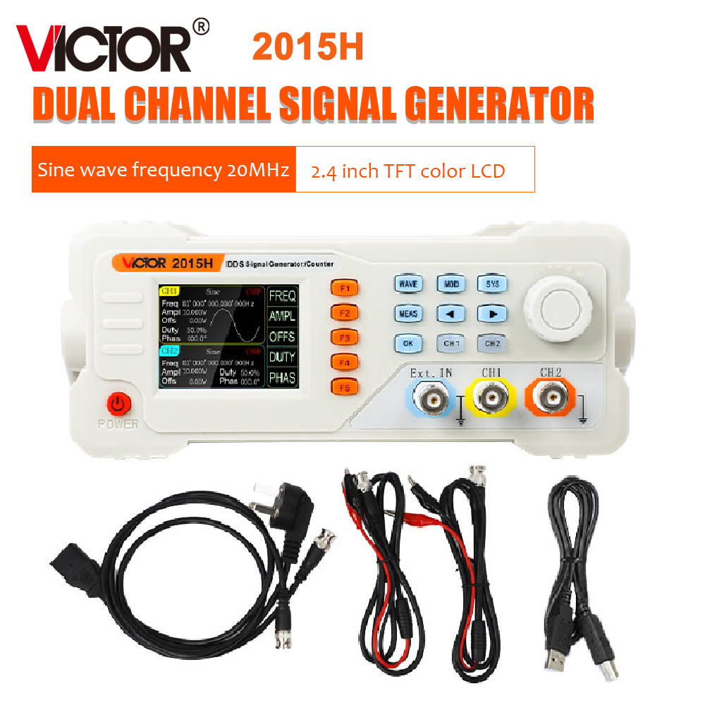RuoShui 2015H 2040H 2060H sign - Dual Channel Arbitrary Waveform Function Generator 60Mhz recensie en prijs